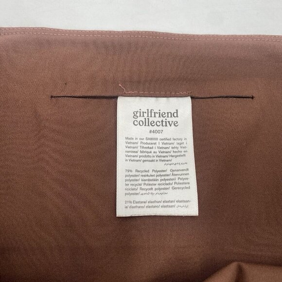 girlfriend collective Size XL Earth Brown High Waist Compressive Leggings - Picture 9 of 10